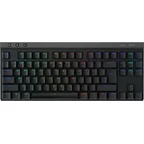 Logitech G515 Lightspeed TKL, schwarz, GL TACTILE, USB/Bluetooth, US (920-012538)