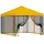 vidaXL Garten Pavillon 3 x 3 m inkl. 4 Seitenteile Gelb
