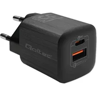 Qoltec 50764, Drinnen, AC, Schwarz