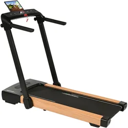 Laufband »2 in 1 S«, (1 tlg inkl. Bluetooth-Musikboxen), bis max. 14 km/h, klappbar, 64534350-0 schwarz - holz