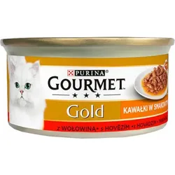 Purina Gourmet Gold Sauce Delight mit Rindfleisch 85g
