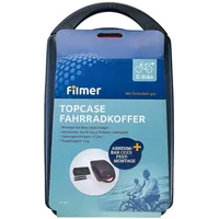Filmer Premium 49650 On-Top Case Fahrradkoffer Top-Case Gepäckträgerkoffer abnehmbar wetterfest abschließbar 11 L