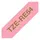 Brother TZe-RE54 Textilband – gold auf rosa TZERE54