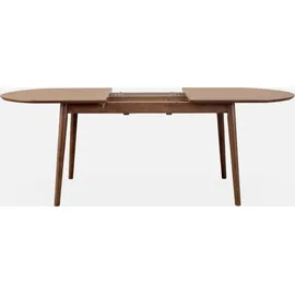 sweeek - Ausziehbarer ovaler Esstisch für 6 bis 8 Personen, 160-210cm