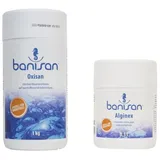 Banisan Oxisan 1 Kg Aktivsauerstoffgranulat + Alginex Algendesinfektion 0,5 L Für Whirlpools - Banisan