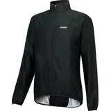 Airtracks Herren Regenjacke Fahrradjacke Comfort Line schwarz Schwarz 2XL