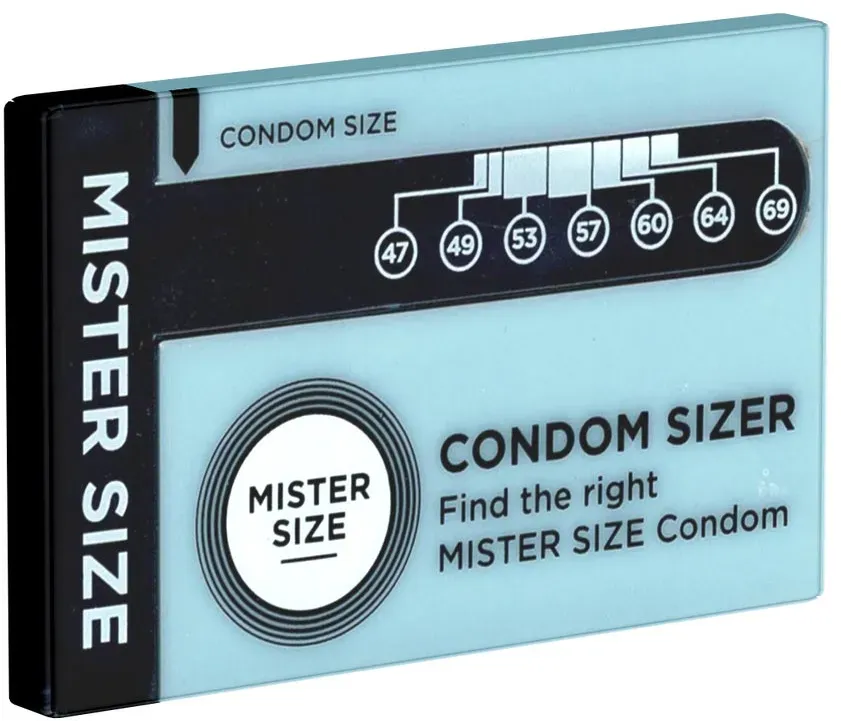 «Condom Sizer» Bestimmen Sie jetzt Ihre Kondomgröße - EN (1 Stück)