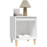 vidaXL Nachtschrank 40 x 35 x 50 cm Weiß