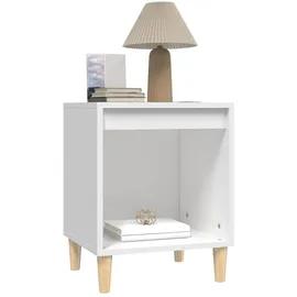 vidaXL Nachtschrank 40 x 35 x 50 cm Weiß