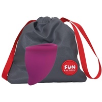 FUN FACTORY Menstruationstasse FUN CUP Made in Germany – Menstrual Cup groß (Size B) für stärkere Tage, bequem, hygienisch & verlässlich – 100% medizinisches Silikon