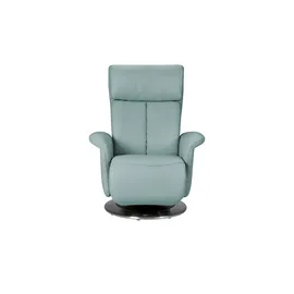 HIMOLLA Relaxsessel 7227 Leder 82 x 109 x 90 cm Blau mit Relax-Funktion