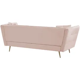 Beliani Beliani, Sofa Samtstoff Rosa FREDERICA