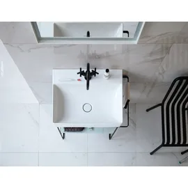 Duravit DuraSquare 56,5x45cm, bodenstehend, schwarz matt