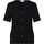 street one studio STREET ONE Shirt mit V-Neck und Knopfleiste - schwarz,