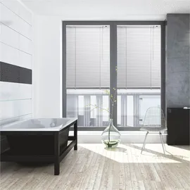 Good Life Jalousie GOOD LIFE "Matti" Gr. 44, grau (anthrazit, anthrazit, weiß), B:90cm H:160cm, Jalousien, Klemmfix-Jalousie aus Aluminium