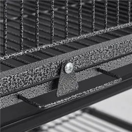 Yaheetech Vogelkäfig großer Vogelkäfig 93 x 56 x 153 cm schwarz