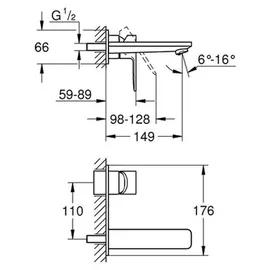 Grohe Lineare Einhandmischer (19409001)