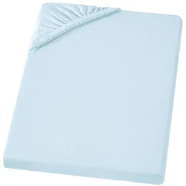 Carpe Sonno Spannbettlaken Jersey 90 x 200 - 100 x 200 - 140 x 200 - 160 x 200 - 180 x 200 - 200 x 200 cm Hellblau