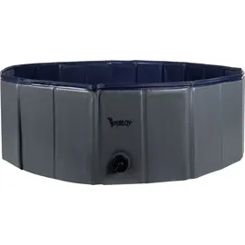 PURLOVE Faltbarer Hundepool 230 l Blau 100x30 cm