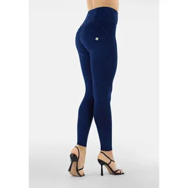 Freddy High-waist-Jeans FREDDY, Damen, Gr. L (40), N-Gr, blau (dunkelblau), Denim/Jeans, Obermaterial: 84% Baumwolle, 16% Elasthan, skinny fit lang, Jeans High-Waist-Jeans, mit Reißverschluß