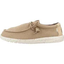 HEYDUDE Wally Sport Mesh Herren Beige/Braun 44