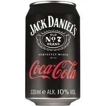 Jack Daniel's & Coca Cola Mixgetränk 10% Vol.