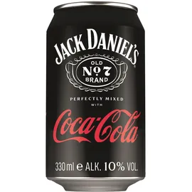 Jack Daniel's & Coca Cola Mixgetränk 10% Vol.