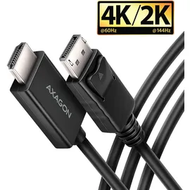AXAGON DisplayPort-Kabel 1,8 m Schwarz