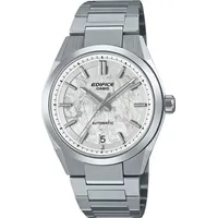 Casio Edifice EFK-100D-7AER Automatikuhr mit elektrogeformtem Zifferblatt, perlmuttweiß