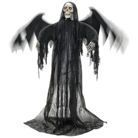 Europalms Halloween Schwarzer Engel 175 cm Schwarz