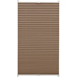 GARDINIA Plissee mit 2 Bedienschienen, Taupe, 80 x 130 cm