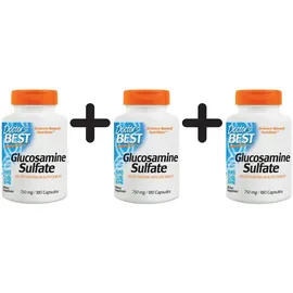 Doctor's Best Glucosamin Sulfat Kapseln 750 mg, 180 Kapseln vegetarisch