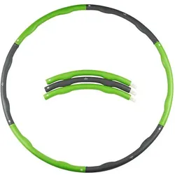 Fitnessreifen - Hula Hoop Reifen - Sportreifen 1,2 kg - Grün/Grau 100 CM