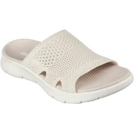 SKECHERS Damen Go Walk Flex Elation Schiebe-Sandalen, Natürlich, 39 EU