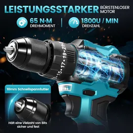 bundviel 3IN1 Akkuschrauber 21V inkl. 2 x 2,0 Ah + 27-tlg