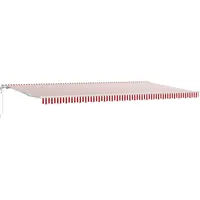 VidaXL Einziehbare Markise 600 × 300 cm Rot und