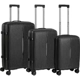 Daniel Ray Travel Castlemaine Koffer-Set 3-tlg. schwarz