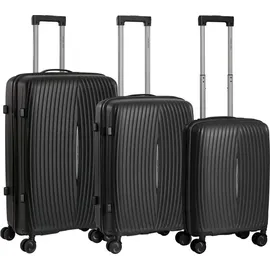 Daniel Ray Travel Castlemaine Koffer-Set 3-tlg. schwarz