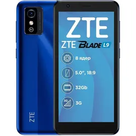 ZTE Blade L9 1 GB RAM 32 GB Blau