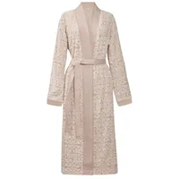 PiP Studio Bademantel Tile de Pip Bathrobe_Khaki_UV_UV_XS 1 Bademantel XS, Gürtel, Bademantel Damen und Herren Morgenmantel Frottee grün