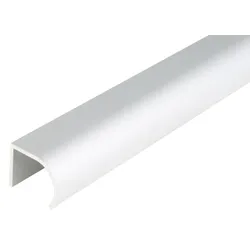 Alberts® Griffprofil, Form abgerundet, Alu silber elox., LxBxS 1000 x 25 x 19 mm 475253