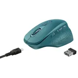 Trust Ozaa - Wireless Mouse (Kabellos), Maus, Blau