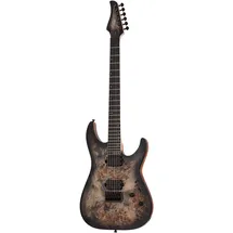 Schecter C-6 Pro Charcoal Burst - E-Gitarre