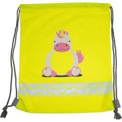 Korntex Kinder Turnbeutel Funtastic Wildlife - signal yellow