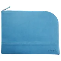 Rhodia Rhodiarama Etui aus Kunstleder Reißverschluss, 21x28 cm Türkis