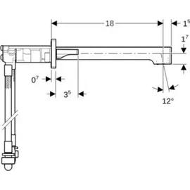Geberit ONE Waschtischarmatur Schwarz Matt