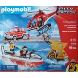 Playmobil 9319 City Action Feuerwehr Rettungseinsatz Super Set NEU/OVP