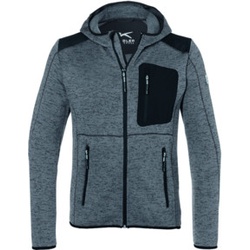 Strickjacke Light mittelgrau/schwarz Form 1441 Größe XL
