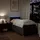vidaXL Boxspringbett 90 x 200 cm Dunkelbraun