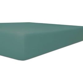 Kneer Spannbettlaken für Topper Vario-Stretch 180 x 200 cm salbei